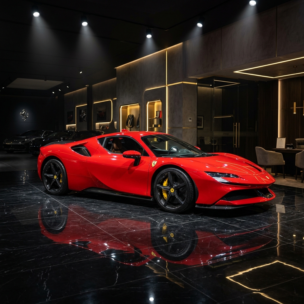 Ferrari SF90 showroom