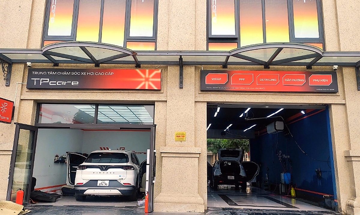 Trung tâm chăm sóc xe cao cấp TPcare thực tế